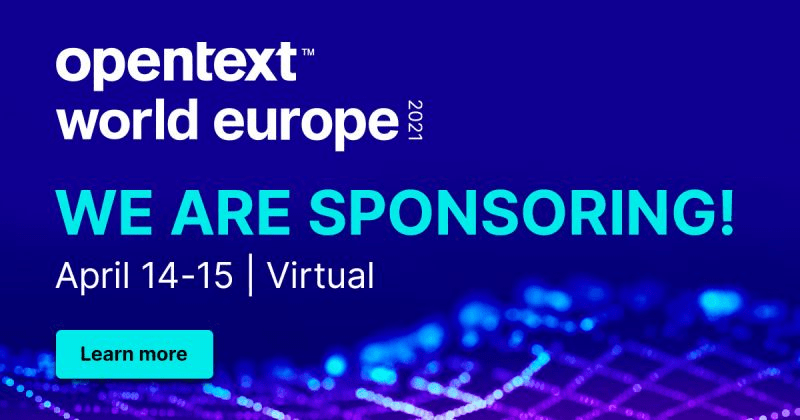 opentext world europe sponsor 2021